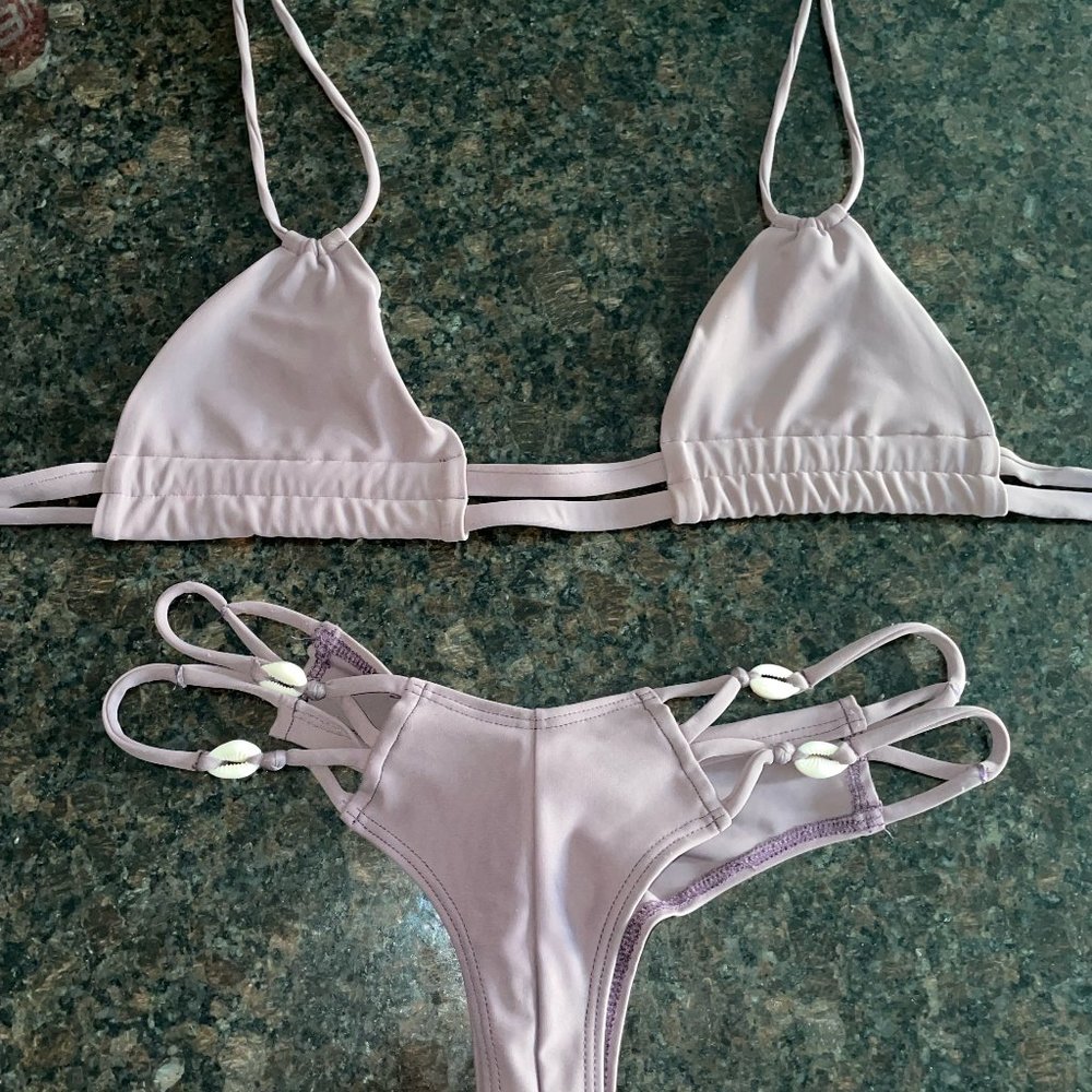 Montce Swim Mauve Bikini Set